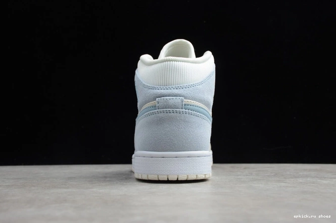 Rep Textures DA4666-100 Mid Blue Mixed Air Jordan 1 0819